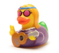 Paperella di gomma Hippie Signora Anatra de gomma anatra de bagno