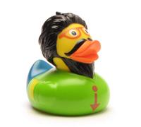 Paperella di gomma Hipster Anatra de gomma anatra de bagno