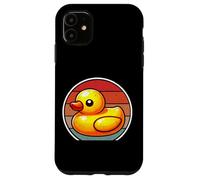 Paperella in gomma con grafica giocattolo da bagno Byos Kids Retro Custodia per iPhone 11