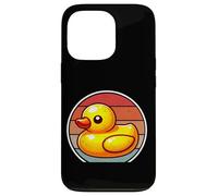 Paperella in gomma con grafica giocattolo da bagno Byos Kids Retro Custodia per iPhone 13 Pro