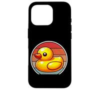 Paperella in gomma con grafica giocattolo da bagno Byos Kids Retro Custodia per iPhone 16 Pro