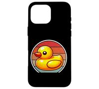 Paperella in gomma con grafica giocattolo da bagno Byos Kids Retro Custodia per iPhone 16 Pro Max