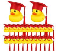 Paperelle Da Laurea, Mini Paperealle Da Laurea In Morbida Con Cappello Nero, Divertenti Paperelle Di Accademiche, Regali Di Lauarea Per Lui Per Cerimonie Di Laureaa Pers La Doccia Dei Bam