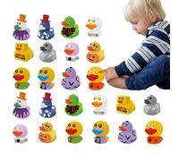 Paperelle di per la festa di Halloween - Anatre galleggianti colorate, modelli creativi di pipistrelli fantasma, papere da bagno di assortite | per bambini Eventi di Halloween Borse