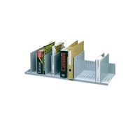 PAPERFLOW - K421204 - Portariviste - 10 separatori mobili - 80,2 x 27,5 x 21 cm - grigio - Paperflow - 61937 - Conf. da 1 Pz. - K421204