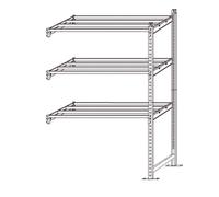 PAPERFLOW - K605131 - Scaffale Rang'Eco180 - modulo aggiunta - 5 ripiani - portata ripiano 180 kg - 100 x 35 x 200 cm - acciaio - grigio-blu - Paperflow - 64847 - Conf. da 1 Pz. - K605131