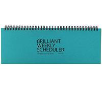 PAPERIAN, Brilliant Weekly Scheduler, pianificatore settimanale senza date a spirale (lingua italiana non garantita) Blue