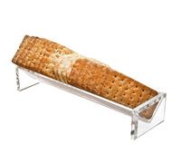 Paperino del supporto del server cracker - supporto per il display del biscotto, da servizio acrilico | L'organizzatore alimentare elegante presenta snack in modo ordinato, il design leggero