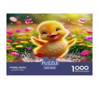 Paperino Giallo Jigsaw Puzzle 1000 Pezzi Per Adulti Puzzle Gioco Per Adulti E Bambini Età 9 Anni + Cartone Riciclato Al 100% Home Decorazione 70x50cm/1000pcs