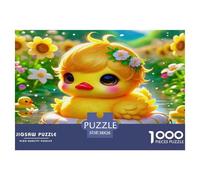 Paperino Giallo Jigsaw Puzzle 1000 Pezzi Per Adulti Puzzle Gioco Per Adulti E Bambini Età 9 Anni + Cartone Riciclato Al 100% Puzzle Decorativo 38x26cm/1000pcs