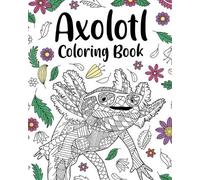 Paperland Axolotl Coloring Book (Tascabile)