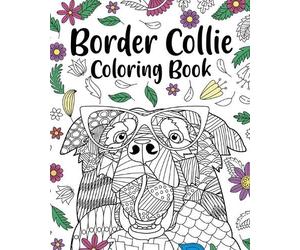 Paperland Border Collie Coloring Book (Tascabile)