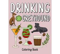 Paperland Drinking Greyhound Coloring Book (Tascabile)