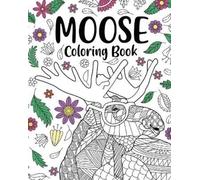 Paperland Moose Coloring Book (Tascabile)