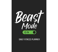PaperLand Online Store Beast Mode On Daily Fitness Planner (Tascabile)