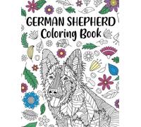 PaperLand Online Store German Shepherd Coloring Book (Tascabile)