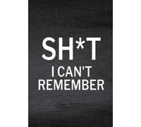 PaperLand Online Store Sht I Can't Remember (Tascabile)