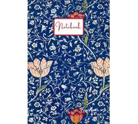 Paperlines Tulip Notebook: Tulip Wallpaper in Blue by William Morris