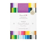 Papermania A6 75 Pezzi Capsule Collection Premium Strutturato Cartoncino, Multi-Colore