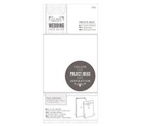 Papermania - Confezione da 20 Sacchetti per dolcetti a Forma di Cuore, Colore: Bianco
