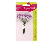 Papermania- Decorazione Floreale, Colore Rosa Lilla, PMA 368301