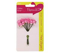 Papermania- Decorazione Floreale, Colore Rosa, PMA 368303