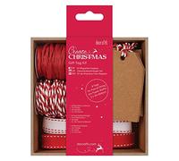 Papermania Kit per etichette regalo, rosso