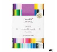 Papermania Premium Cartoncino Testurizzato Multicolore 75 Pezzi Per Scrapbooking