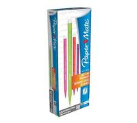 PaperMate 1906125 - Matite automatiche non-stop, 0,7 HB Neon (confezione da 12)