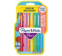 PAPERMATE - 2138466 - Pennarello Flair Nylon - punta feltro - 1,10mm - colori assortiti Scented - Papermate - conf. 6 pezzi - 95237 - Conf. da 1 Pz. - 2138466