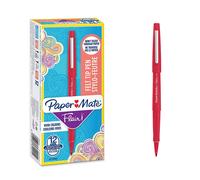 Papermate Flair Nylon Penna con Punta Sintetica, Punta Media da 0.7 mm, Scatola