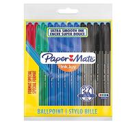 Papermate InkJoy 100ST Penna a Sfera, Punta Fine da 0.7 mm, Confezione da 27, Colori Classici Assortiti