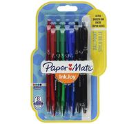 Papermate - Lotto di 8 penne a sfera Inkjoy assortite