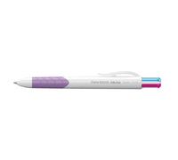 Penna a sfera a scatto multifunzione Inkjoy Quatro Fun - rosa, verde chiaro, viola, turchese - punta 1,0mm - Papermate