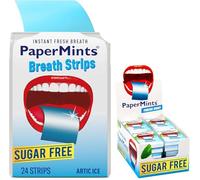 PaperMints Cool mint strips 3 x packs of 24 strips Sugar free by Paper mint