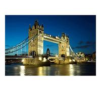 papermoon WTD - Carta da parati fotografica in tessuto non tessuto, con scritta Tower Bridge, disponibile in diverse misure