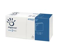 PAPERNET - 415237 - Tovaglioli - 33 x 32 cm - monovelo - bianco - Papernet - conf. 300 pezzi - 81150 - Conf. da 1 Pz. - 415237