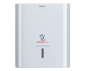 PAPERNET - 416143 - Dispenser antibatterico Defend Tech - per asciugamani piegati a C-V - Papernet - 91809 - Conf. da 1 Pz. - 416143