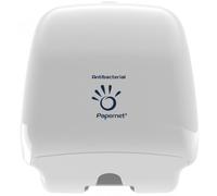 Papernet 417812 Dispenser antibatterico per carta igienica interfogliata e rotol