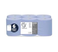 Papernet ruolo RC asciugamani a 2 strati, 6 pezzi, blu, 107860824