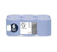 Papernet ruolo RC asciugamani a 2 strati, 6 pezzi, blu, 107860824