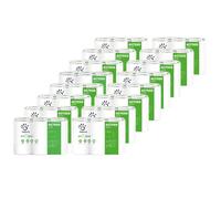 Papernet Bio Tech - Carta Igienica 407569, 16 Confezioni x 12 Rotoli in Pura Cellulosa da 18,15m Ciascuno, Combatte Naturalmente i Batteri Patogeni, 2 Veli, 165 Strappi per Rotolo da 9,5x11cm