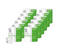 Papernet Bio Tech - Carta Igienica 411170, 4 Rotoli per Confezione, Pura Cellulosa, Biodegradabile, 2 Veli, Lunghezza 27,5 m, 250 Strappi, Fascettati Singolarmente
