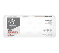 Carta igienica standard - 15,5 gr - diametro 11 cm - 9,5 cm x 21 mt - 190 strappi - Papernet - pacco 10 rotoli
