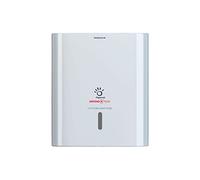 Papernet Defend Tech, Dispenser Aciugamani in Plastica Reciclata | (416143), Antibatterico, Capacità Massima 2,5 Clips, Dimensioni 33,6x14,6x30cm, Bianco