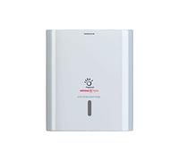 Papernet Defend Tech, Dispenser Aciugamani in Plastica Reciclata | (416148), Antibatterico, Capacità Massima 2,5 Clips, Dimensioni 33,6x10,8x29cm, Bianco