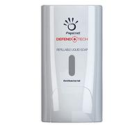 Dispenser antibatterico sapone liquido e gel Defend Tech - Papernet Quantita min. 1