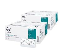 Papernet Dissolve Tech - Asciugamano Piegato a V 411169, 30 pacchi da 210 Pezzi Monouso di Carta in Pura Cellulosa, Biodegradabile e Altamente Resistente, 2 Veli, Dimensione Piegato 22x10,5cm