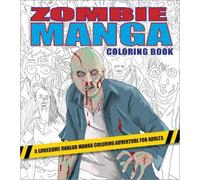 PaperPlanitStudios Zombie Manga Coloring Book (Tascabile)