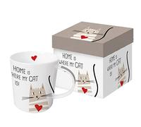 Paperproduct Design - Tazza da caffè a forma di gatto con confezione regalo, tazza con animali domestici, set regalo